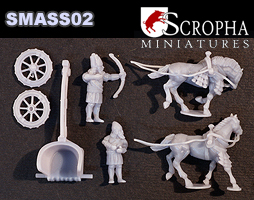 SMASS02 - 15mm Assyrian light chariot